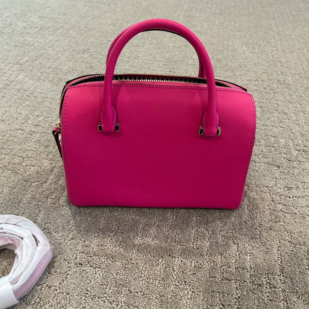 kate spade hot pink dome satchel - Picture 3 of 4